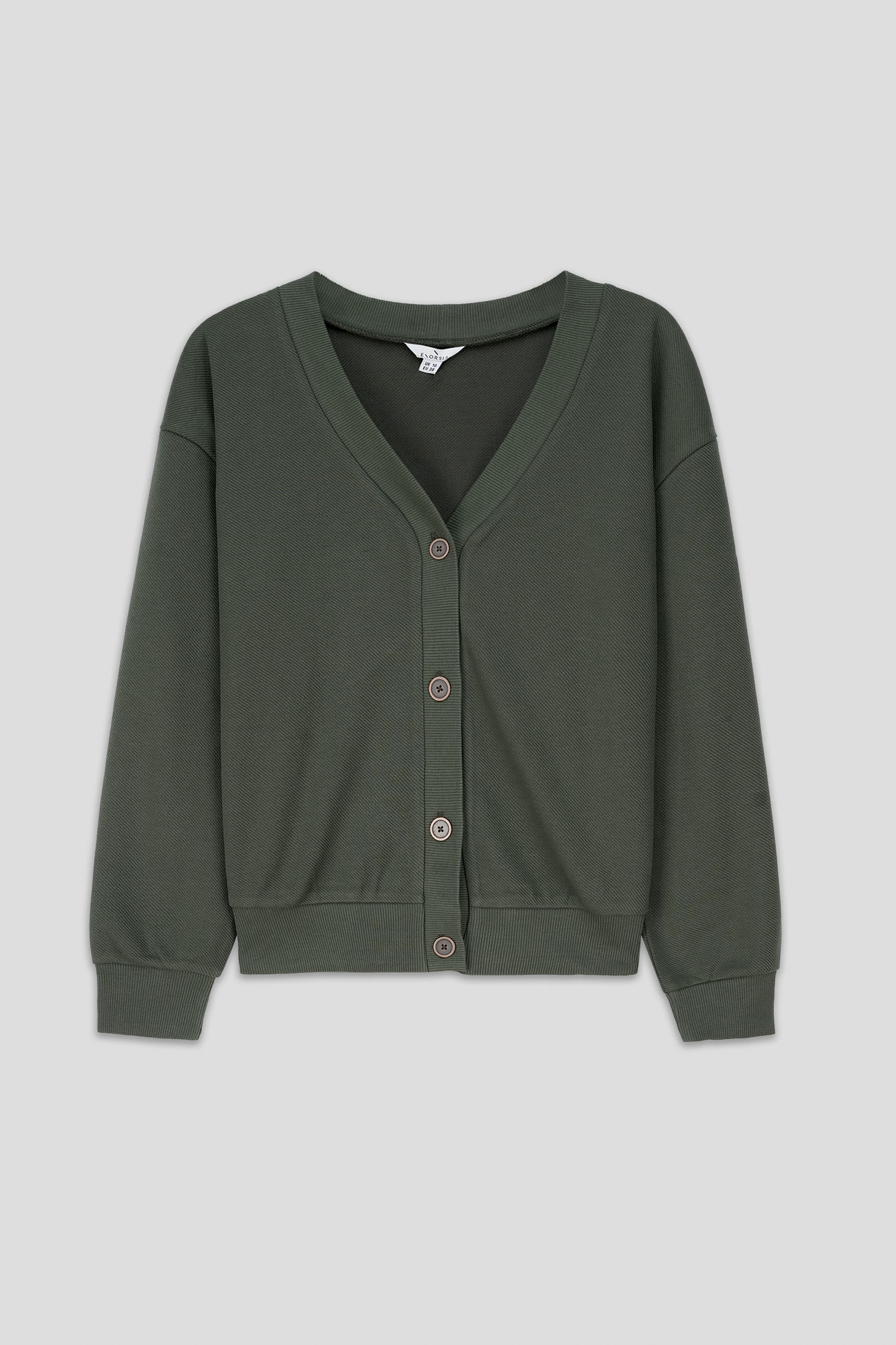 Jersey Button through Cardigan