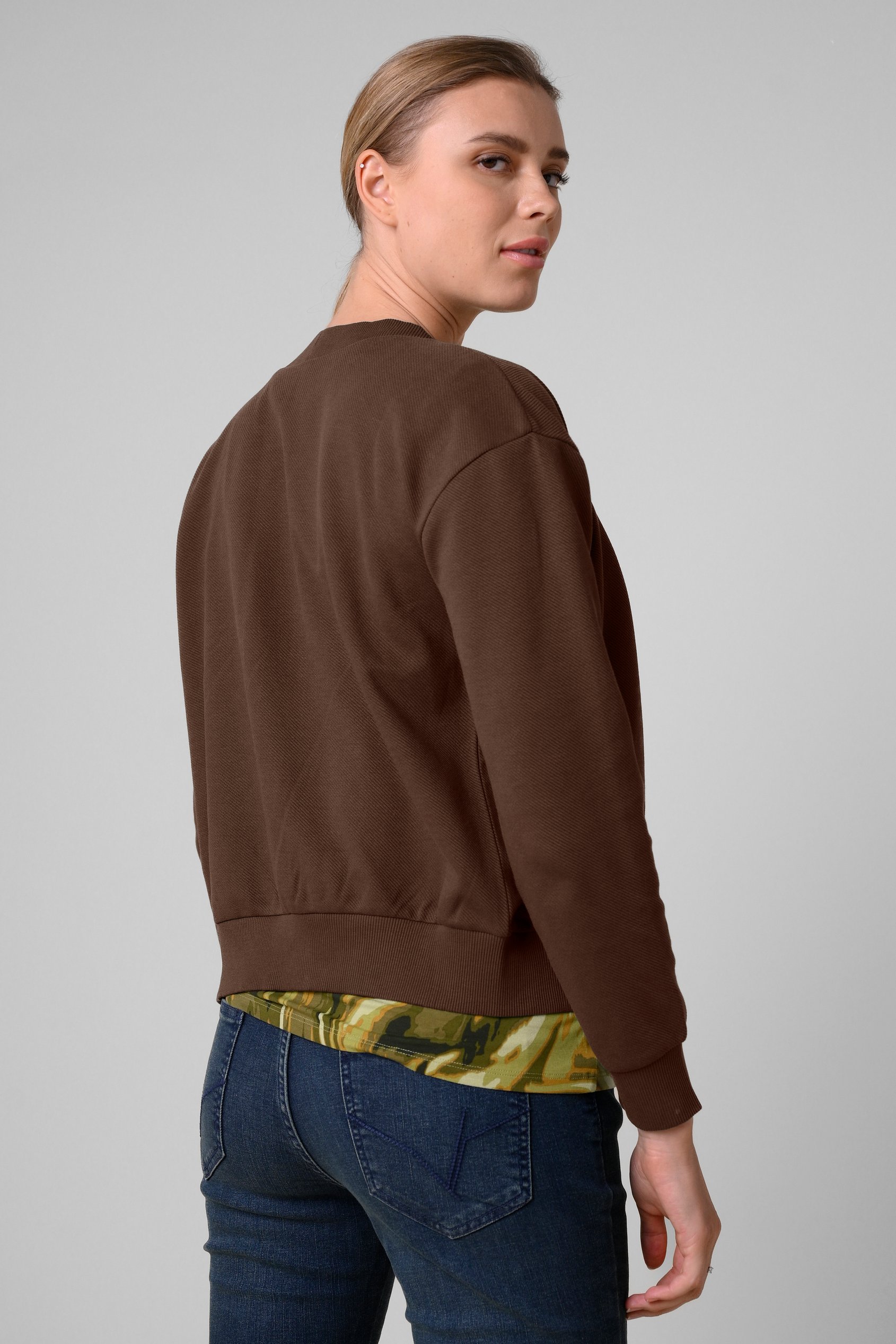 Jersey Button through Cardigan