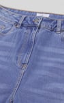 Straight Fit High Rise Ripped Jeans