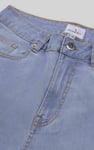 Womens Curve High Rise Straight Jeans