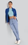 Womens Curve High Rise Straight Jeans