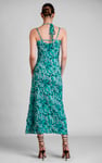 Leaf Floral Strappy Cami Slip Dress