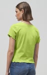 Lettuce Hem Tie Front T-Shirt