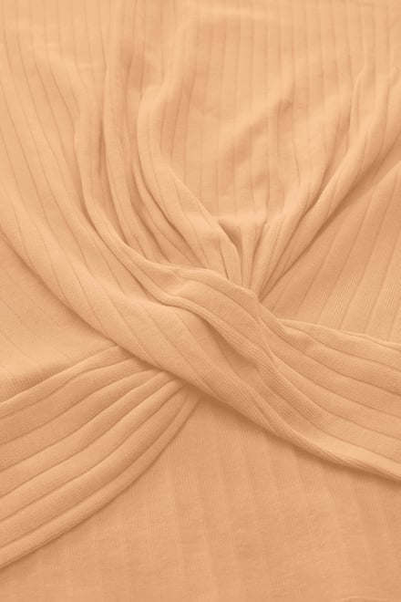 Twisted Hem Front T-Shirt