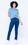Twisted Hem Front T-Shirt