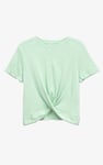 Twisted Hem Front T-Shirt