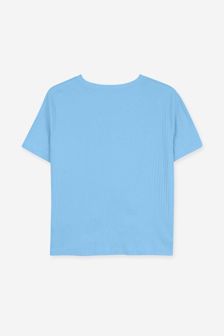 Twisted Hem Front T-Shirt