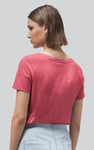 Lace Pocket V-Neck Tee
