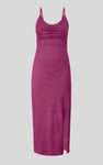 Stretch Jersey Metallic Midi Cami Dress
