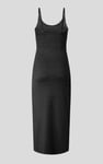 Stretch Jersey Metallic Midi Cami Dress