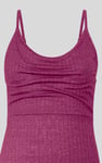 Stretch Jersey Metallic Midi Cami Dress