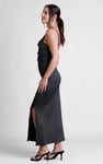 Stretch Jersey Metallic Midi Cami Dress