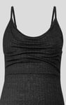 Stretch Jersey Metallic Midi Cami Dress