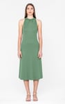 Halter Neck Dress with Criss-Cross Back