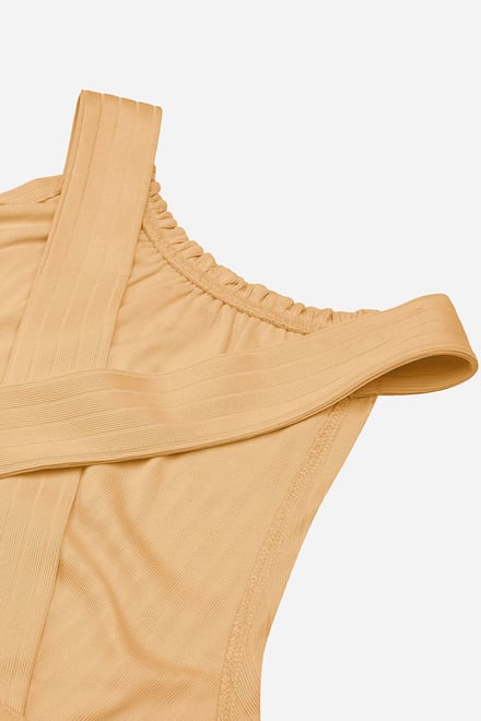 Halter Neck Dress with Criss-Cross Back