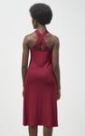 Halter Neck Dress with Criss-Cross Back