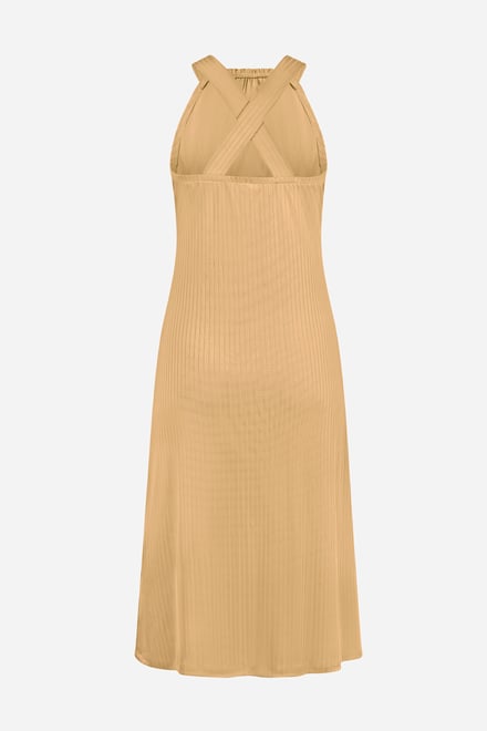 Halter Neck Dress with Criss-Cross Back