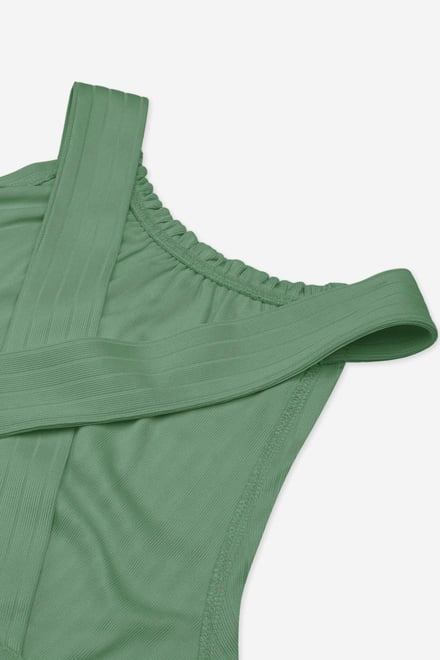Halter Neck Dress with Criss-Cross Back