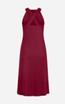 Halter Neck Dress with Criss-Cross Back