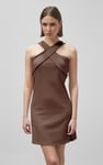 Cross Front Halter Neck dress