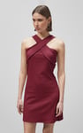Cross Front Halter Neck dress