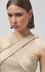 Cross Front Halter Neck dress