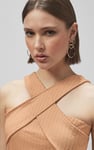 Cross Front Halter Neck dress