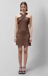 Cross Front Halter Neck dress