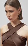 Cross Front Halter Neck dress