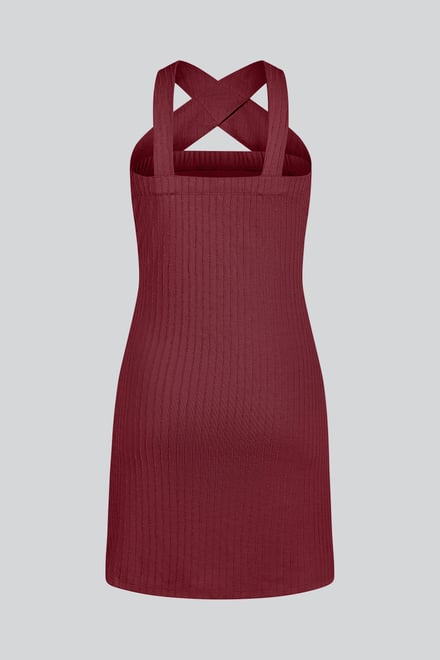 Cross Front Halter Neck dress