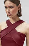 Cross Front Halter Neck dress