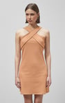 Cross Front Halter Neck dress