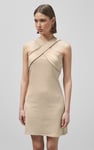 Cross Front Halter Neck dress