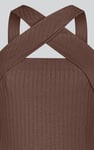Cross Front Halter Neck dress