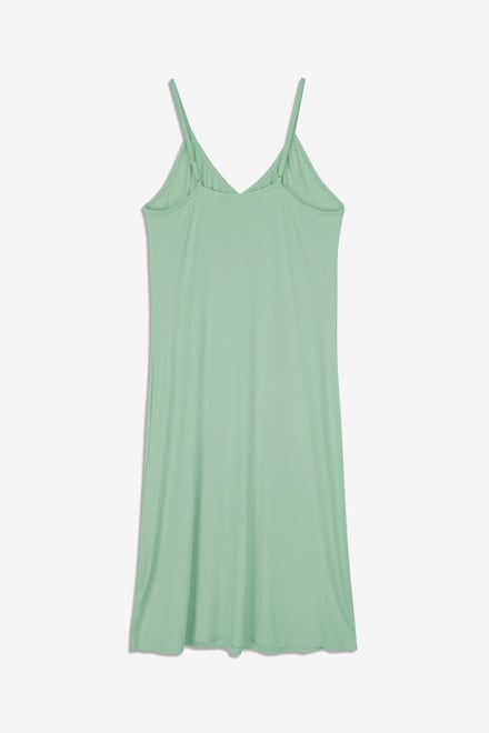 Strappy V-Neck Jersey Dress