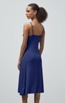Strappy V-Neck Jersey Dress