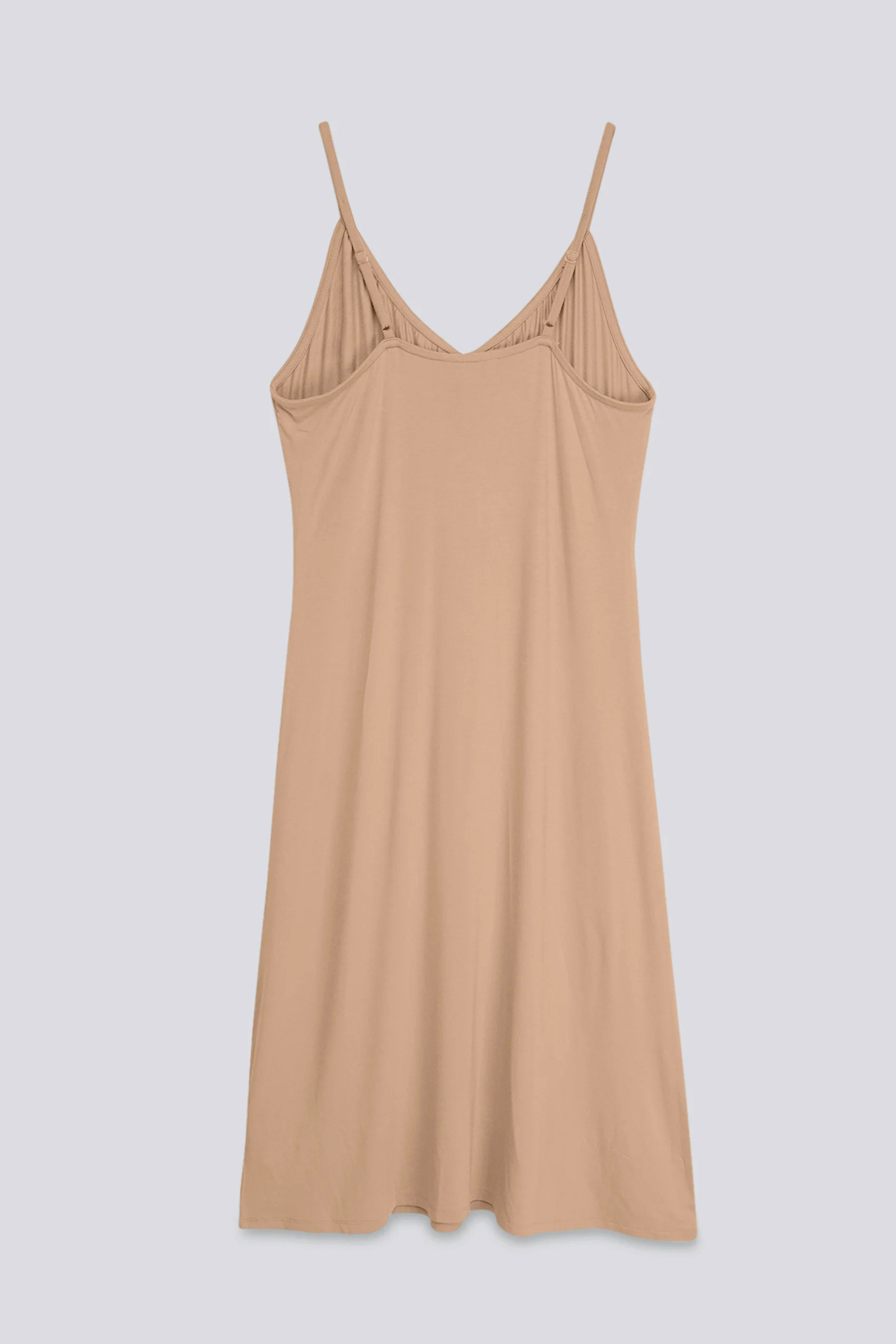 Strappy V-Neck Jersey Dress