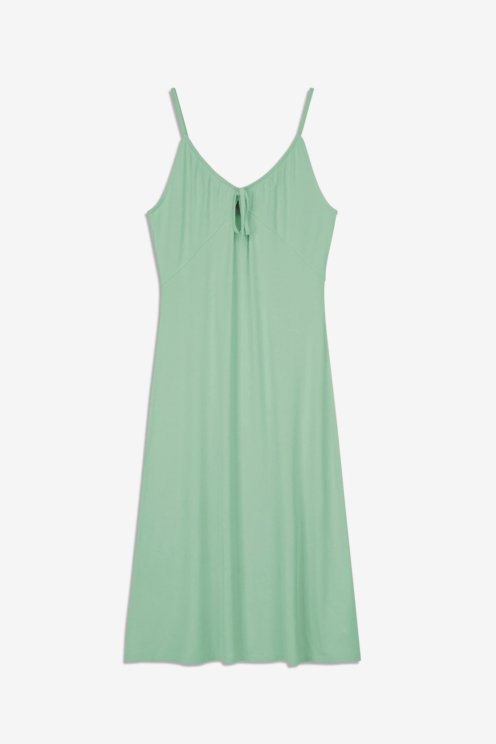 Strappy V-Neck Jersey Dress
