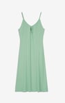 Strappy V-Neck Jersey Dress