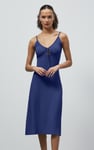 Strappy V-Neck Jersey Dress