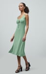 Strappy V-Neck Jersey Dress