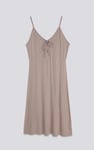 Strappy V-Neck Jersey Dress