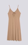 Strappy V-Neck Jersey Dress