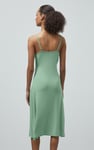 Strappy V-Neck Jersey Dress
