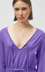 Drawstring Waist Jersey Dress