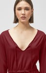 Drawstring Waist Jersey Dress