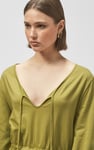 Drawstring Waist Jersey Dress