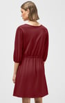 Drawstring Waist Jersey Dress