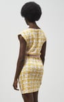 Belted Printed Jersey Dress