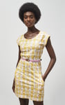 Belted Printed Jersey Dress